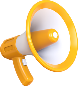 3D Megaphone Illustration
