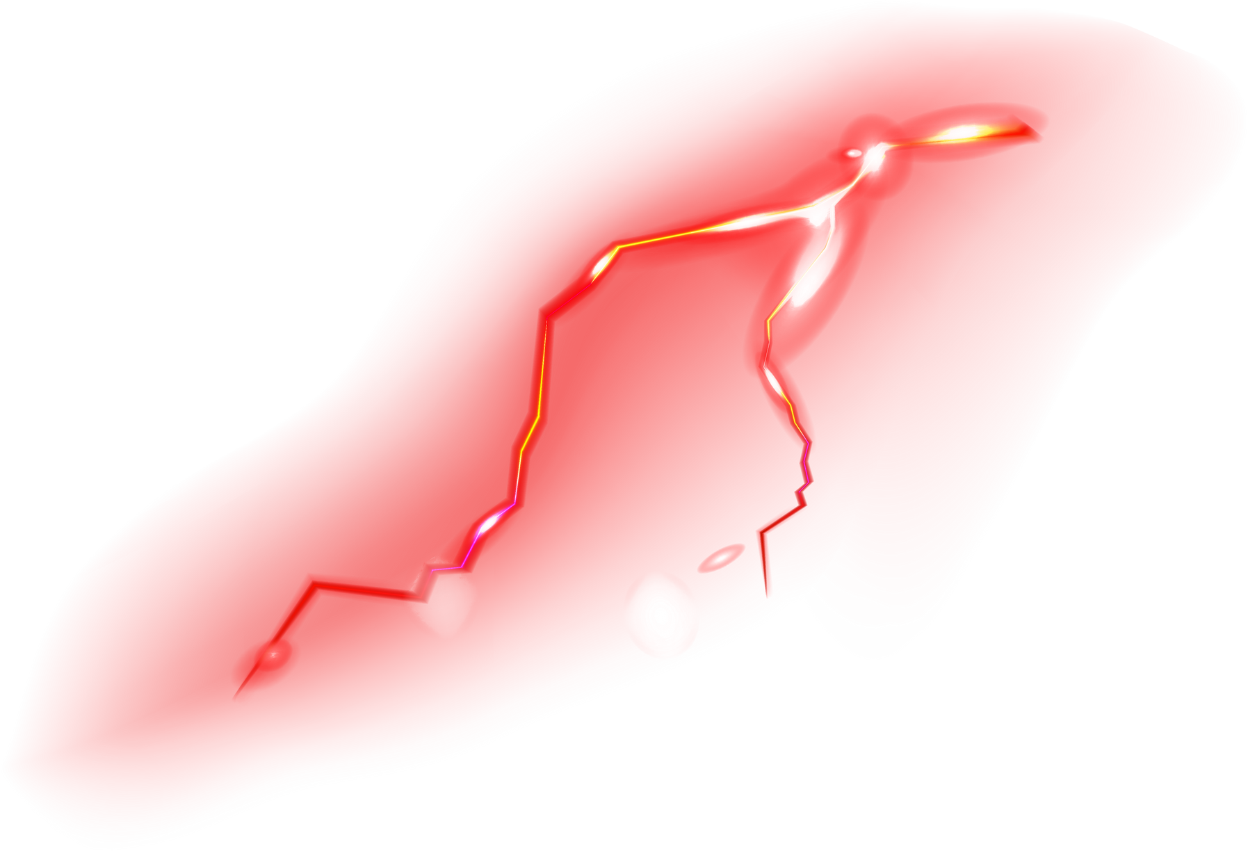 Glowing Red Lightning Effect