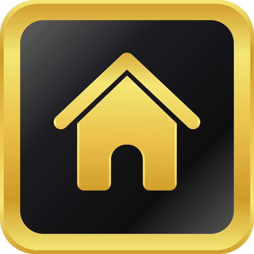Gold Home Icon