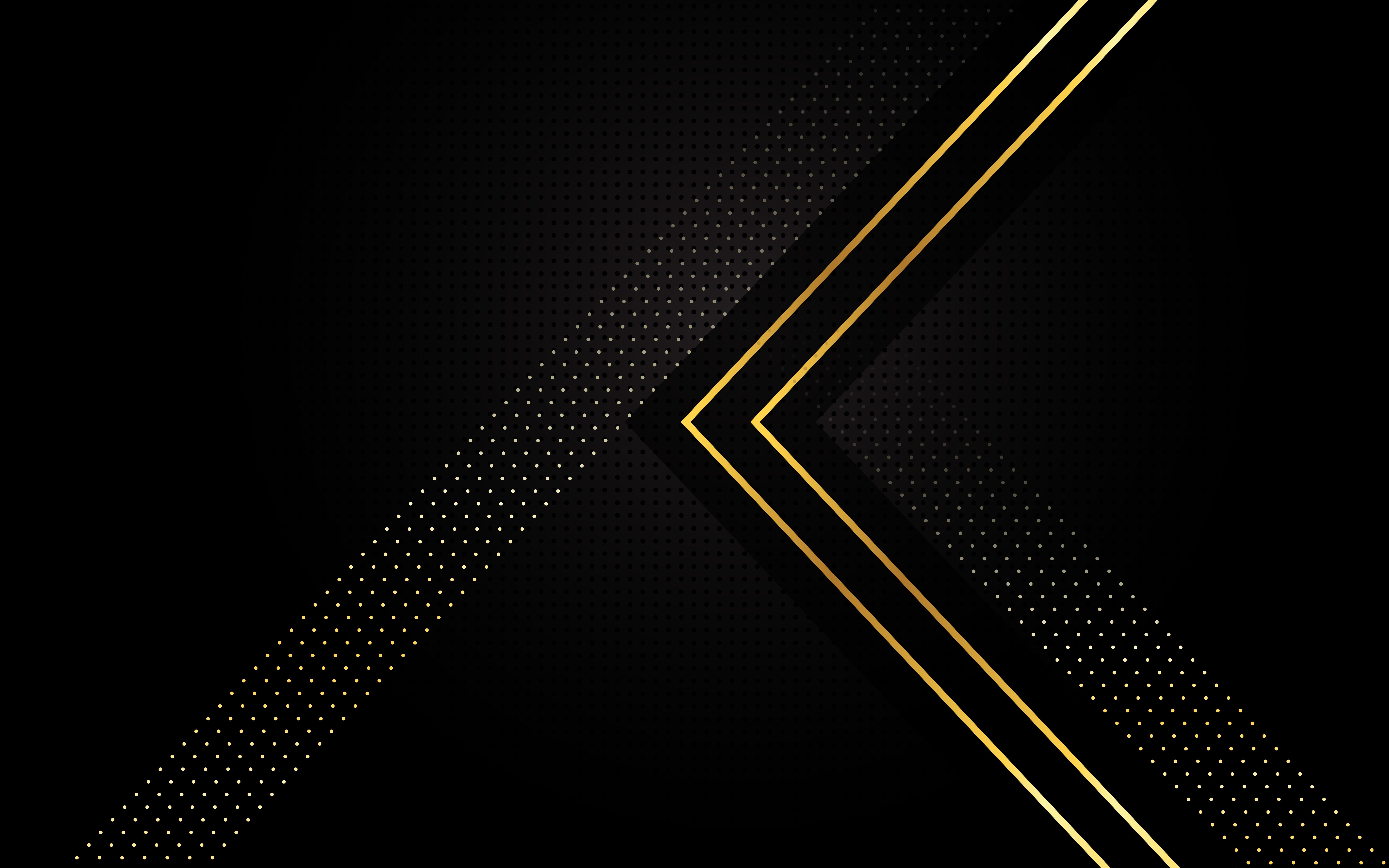 Abstract black and gold luxury background