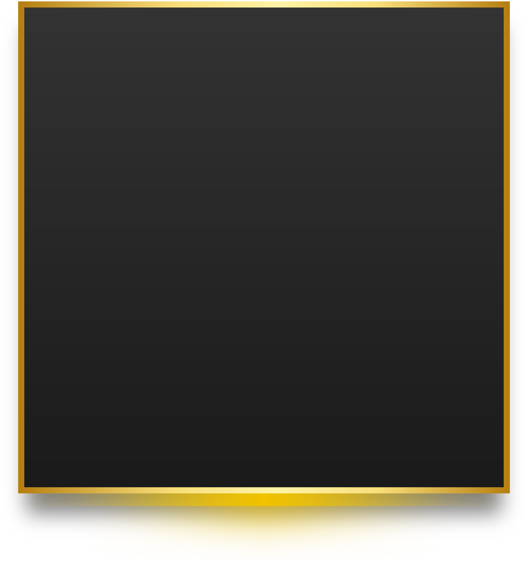 neon gold dark square banner