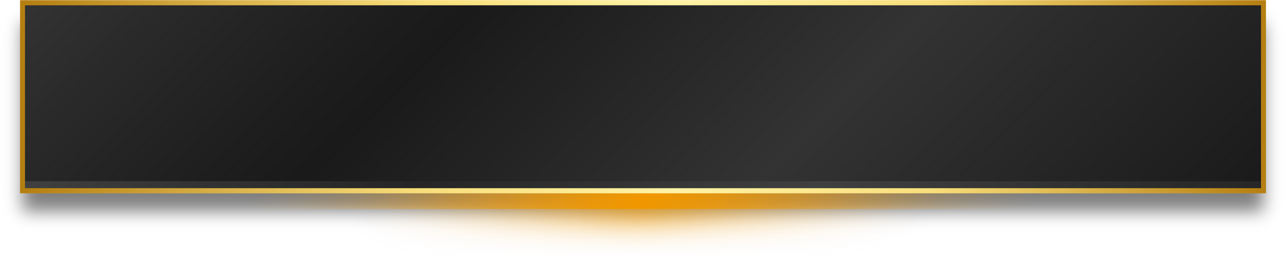 neon gold dark rectangle banner