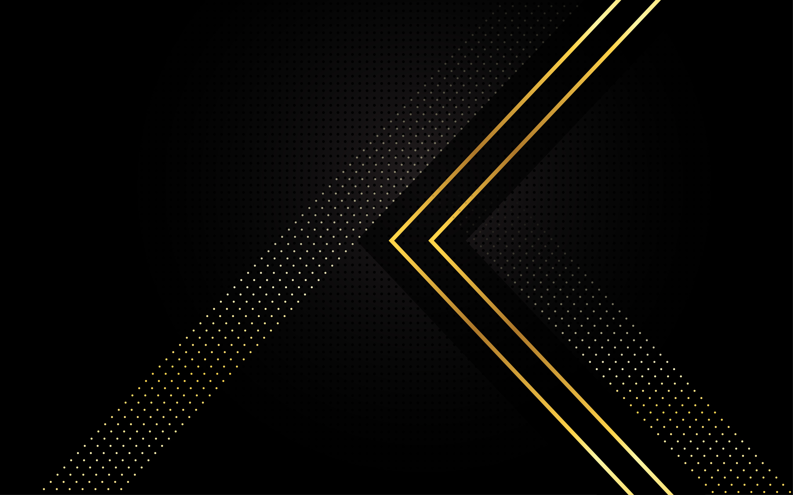 Abstract black and gold luxury background